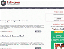 Tablet Screenshot of dzinepress.com